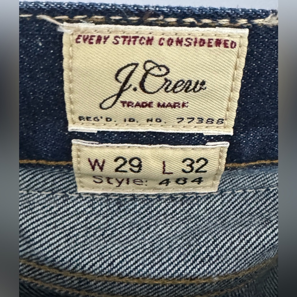 J Crew Every Stitch Considered Style 484 Men’s Jeans Medium Wash Slim 29 x 32 L - Picture 3 of 6